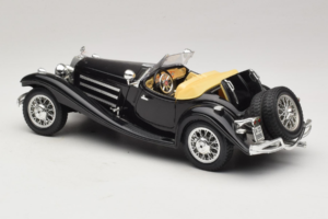 Mercedes 500K Roadster Black Bburago 1:18 3020-P2 Diecast - image 7 of 8