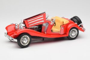 Mercedes 500K Roadster Red Bburago 1:18 3020 Diecast - image 2 of 8