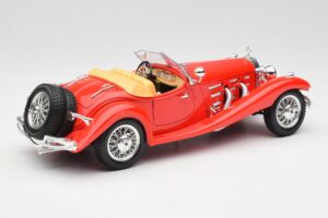 Mercedes 500K Roadster Red Bburago 1:18 3020 Diecast - image 3 of 8