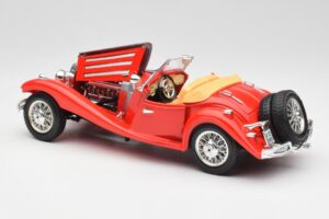 Mercedes 500K Roadster Red Bburago 1:18 3020 Diecast - image 5 of 8