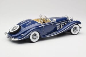 Mercedes 500K Special Roadster Blue Maisto 1:18 56059 Diecast - image 3 of 8