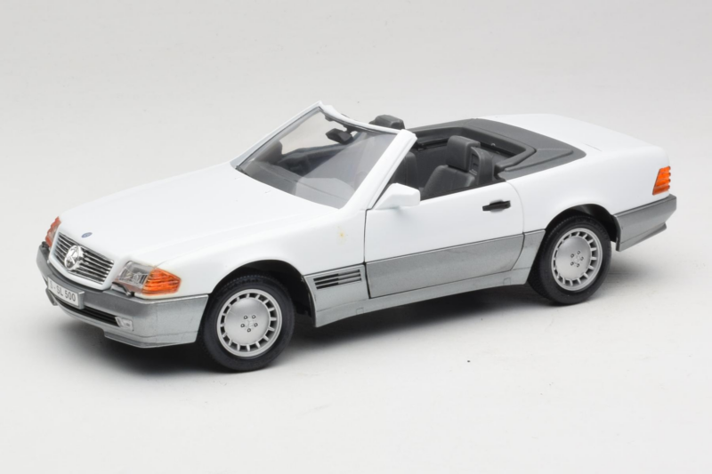 Mercedes 500 SL R129 White Roadtough 1:18 Mercedes 500 SL R129 White Roadtough 1:18 92048 Diecast