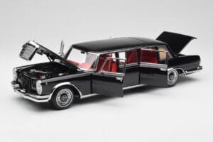 Mercedes 600 Pullman W100 Black NZG 1:18 1071/50 Diecast - image 2 of 8
