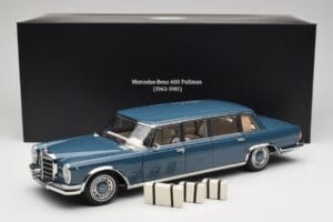 Mercedes 600 Pullman W100 Blue NZG 1:18 B66040707 Diecast - image 8 of 8