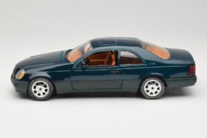 Mercedes 600 SEC C140 Green Majorette 1:18 4418 Diecast - image 4 of 8
