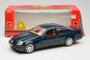Mercedes 600 SEC C140 Green Majorette 1:18 4418 Diecast - image 8 of 8