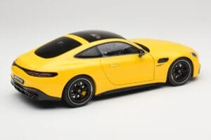 Mercedes AMG GT 43 C192 Turbo Sun Yellow NZG 1:18 B66960587 Diecast - image 3 of 8