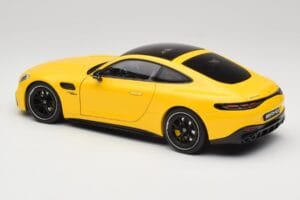 Mercedes AMG GT 43 C192 Turbo Sun Yellow NZG 1:18 B66960587 Diecast - image 7 of 8