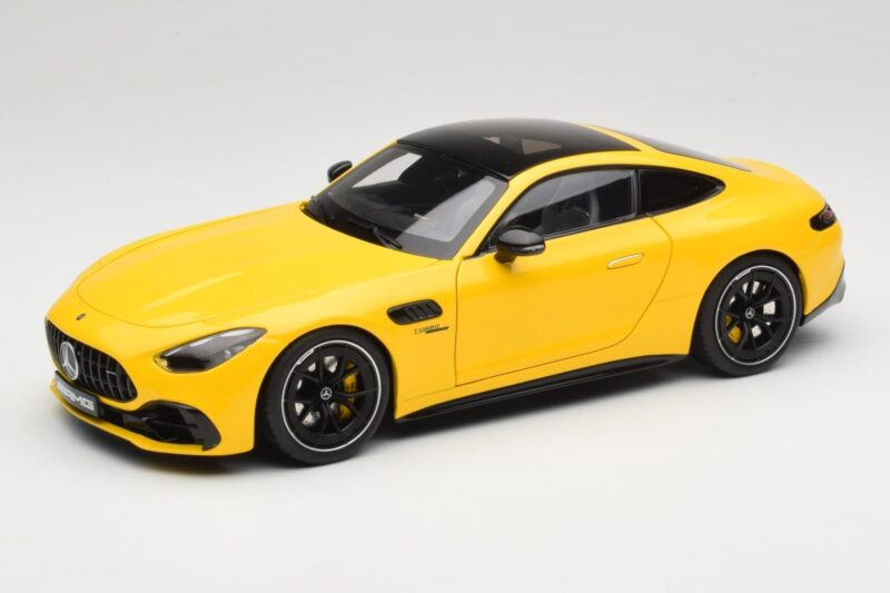 Mercedes AMG GT 43 C192 Turbo Sun Yellow NZG 1:18 B66960587 Diecast