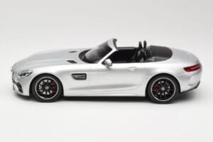 Mercedes AMG GT C Roadster R190 Silver Norev 1:18 183453 Diecast - image 3 of 6