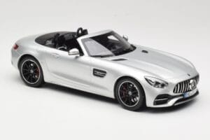 Mercedes AMG GT C Roadster R190 Silver Norev 1:18 183453 Diecast - image 4 of 6
