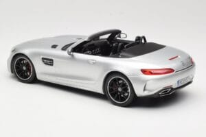 Mercedes AMG GT C Roadster R190 Silver Norev 1:18 183453 Diecast - image 5 of 6