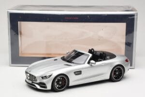 Mercedes AMG GT C Roadster R190 Silver Norev 1:18 183453 Diecast - image 6 of 6