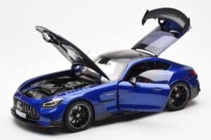 Mercedes AMG GT C190 Black Series Blue Metallic Norev 1:18 183908 Diecast - image 2 of 8