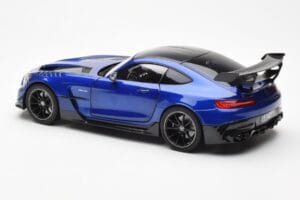 Mercedes AMG GT C190 Black Series Blue Metallic Norev 1:18 183908 Diecast - image 7 of 8