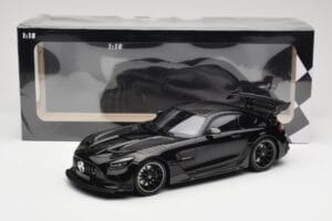 Mercedes AMG GT C190 Black Series Jet Black Metallic Minichamps 1:18 155032024 Diecast - image 6 of 6