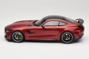 Mercedes AMG GT R C190 Jupiter Red Metallic Minichamps 1:18 155036027 Diecast - image 3 of 6