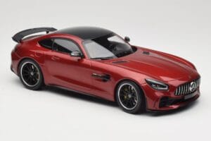 Mercedes AMG GT R C190 Jupiter Red Metallic Minichamps 1:18 155036027 Diecast - image 4 of 6
