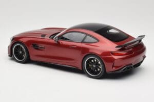 Mercedes AMG GT R C190 Jupiter Red Metallic Minichamps 1:18 155036027 Diecast - image 5 of 6