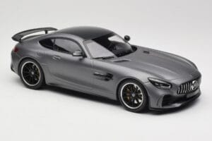 Mercedes AMG GT R C190 Matte Grey Metallic Minichamps 1:18 155036026 Diecast - image 4 of 6