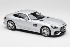 Mercedes AMG GT S C190 Designo Iridium Silver Magno Norev 1:18 B66960485 Diecast - image 6 of 8