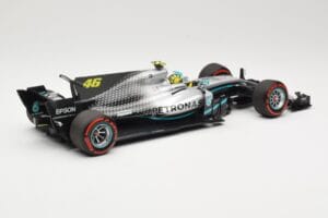 Mercedes AMG Petronas W08 V. Rossi Ride Swap Valencia December 2019 Minichamps 1:18 110191746 Diecast - image 2 of 6