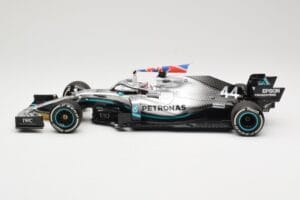 Mercedes AMG Petronas W10 #44 L. Hamilton Winner British GP 2019 Minichamps 1:18 110191044 Diecast - image 3 of 6