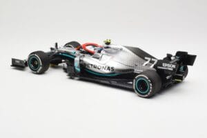 Mercedes AMG Petronas W10 #77 V. Bottas 3rd Place Monaco GP 2019 Minichamps 1:18 110190677 Diecast - image 5 of 6