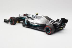 Mercedes AMG Petronas W10 #77 V. Bottas British GP 2019 Minichamps 1:18 110191077 Diecast - image 5 of 6