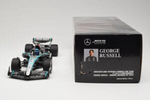 Mercedes AMG Petronas W15 E Performance #63 G. Russell Winner Austrian GP 2024 Minichamps 1:18 110241163 Diecast - image 6 of 6