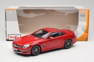 Mercedes AMG SL 63 R231 Red Maisto 1:18 36199 Diecast - image 8 of 8