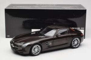 Mercedes AMG SLS C197 Brown Metallic Minichamps 1:18 100039028 Diecast - image 8 of 8