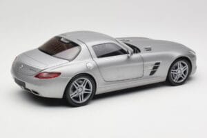 Mercedes AMG SLS C197 Grey Metallic Minichamps 1:18 100039025 Diecast - image 3 of 8