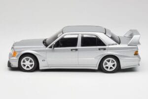 Mercedes 190E W201 2.5-16 EVO 2 Astral Silver Metallic Minichamps 1:18 155036101 Diecast - image 3 of 6