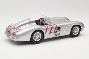 Mercedes 300 SLR W196S #722 S. Moss / D. Jenkinson Mille Miglia Winner 1955 Maisto 1:18 536887 Diecast - image 3 of 8