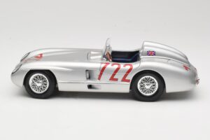 Mercedes 300 SLR W196S #722 S. Moss / D. Jenkinson Mille Miglia Winner 1955 Maisto 1:18 536887 Diecast - image 4 of 8