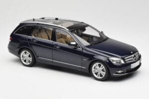 Mercedes C-Class S204 T-Modell Tanzanite Blue AUTOart 1:18 B66962352 Diecast - image 6 of 8