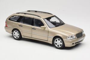 Mercedes C-Class T-Model W202 Smoke Silver Norev 1:18 183388 Diecast - image 6 of 8
