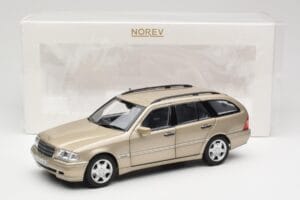 Mercedes C-Class T-Model W202 Smoke Silver Norev 1:18 183388 Diecast - image 8 of 8