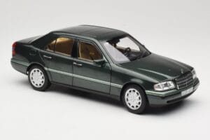 Mercedes C-Class W202 Malachite Green Norev 1:18 183372 Diecast - image 4 of 8