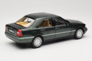 Mercedes C-Class W202 Malachite Green Norev 1:18 183372 Diecast - image 5 of 8