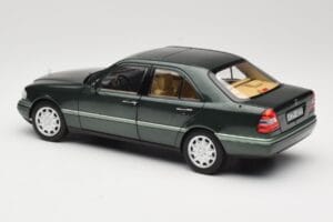 Mercedes C-Class W202 Malachite Green Norev 1:18 183372 Diecast - image 6 of 8