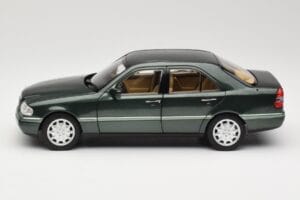 Mercedes C-Class W202 Malachite Green Norev 1:18 183372 Diecast - image 7 of 8