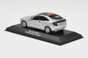 Mercedes C-Class W203 Sport Coupe Silver Minichamps 1:43 B66961916 Diecast - image 3 of 4