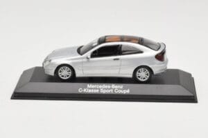 Mercedes C-Class W203 Sport Coupe Silver Minichamps 1:43 B66961916 Diecast