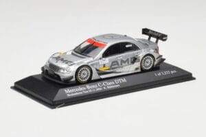 Mercedes C-Class W203 #8 Team AMG DTM Test Car 2004 Minichamps 1:43 400043498 Diecast - image 2 of 4