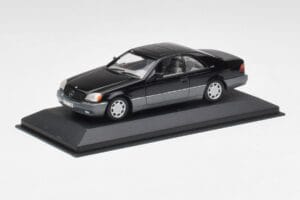 Mercedes C140 600 SEC Black Minichamps 1:43 32600 Diecast - image 2 of 4