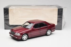Mercedes AMG C36 W202 Almandine Red Norev 1:18 B66040706 Diecast - image 8 of 8