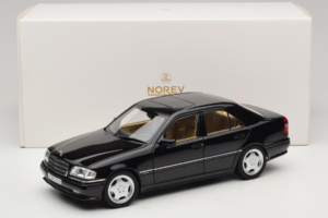 Mercedes C36 AMG W202 Obsidian Black Metallic Norev 1:18 183381 Diecast - image 8 of 8