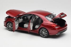 Mercedes CLA C117 Designo Patagonia Red Metallic Norev 1:18 B66960131 Diecast - image 5 of 8